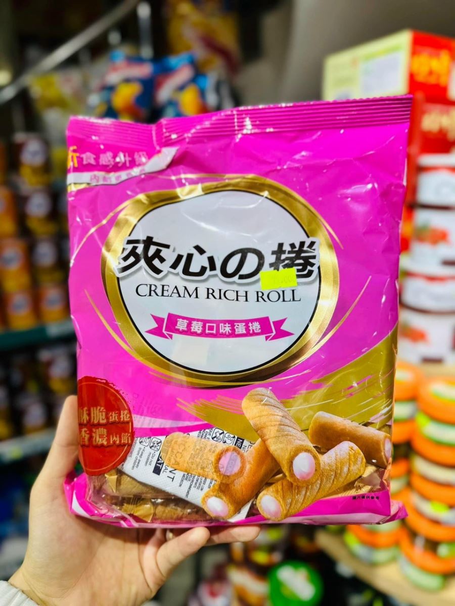 Bánh cuộn kem Cream Rich Roll, gói 250g