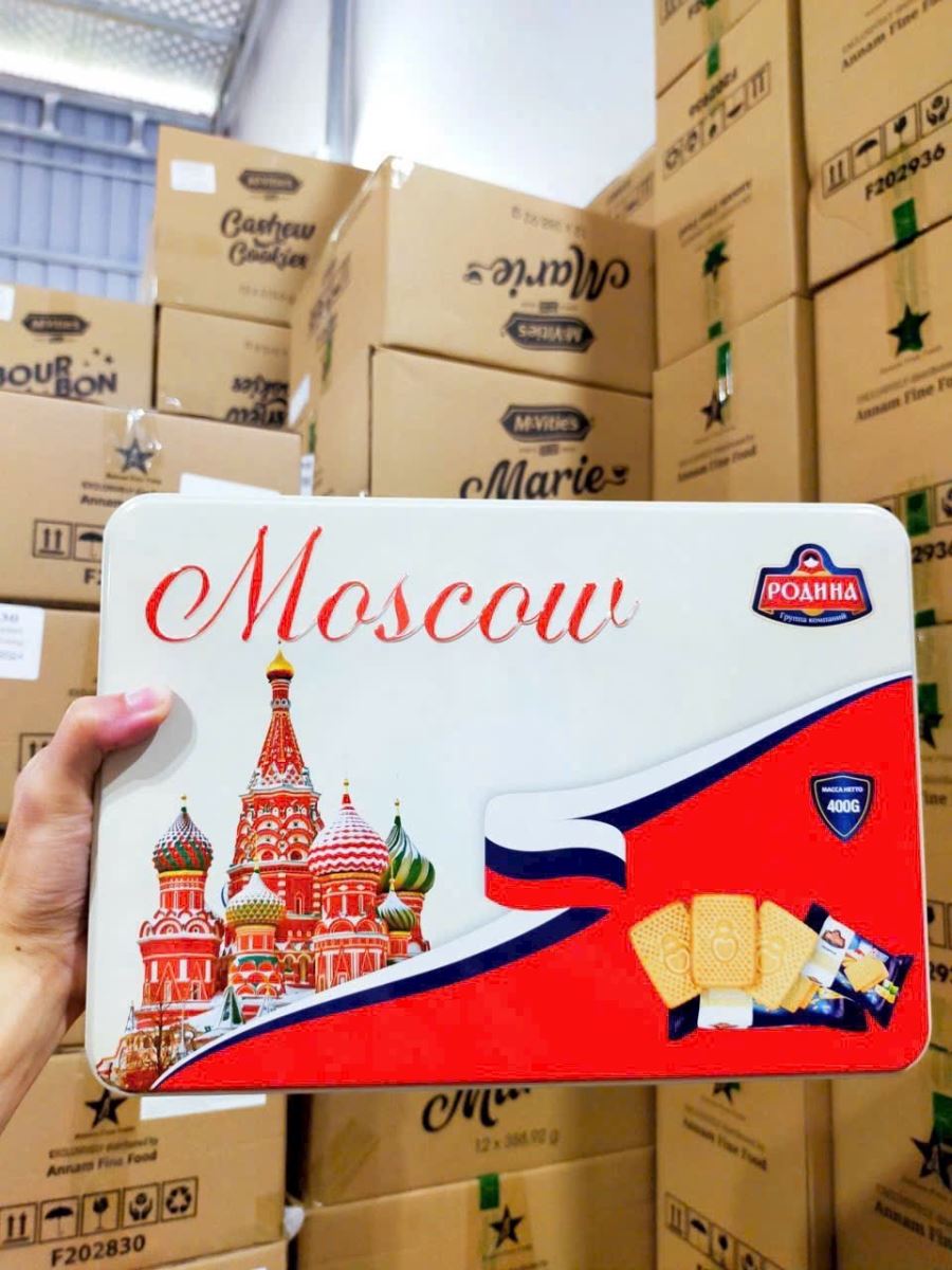 Bánh quy Moscow của Nga hộp 400g