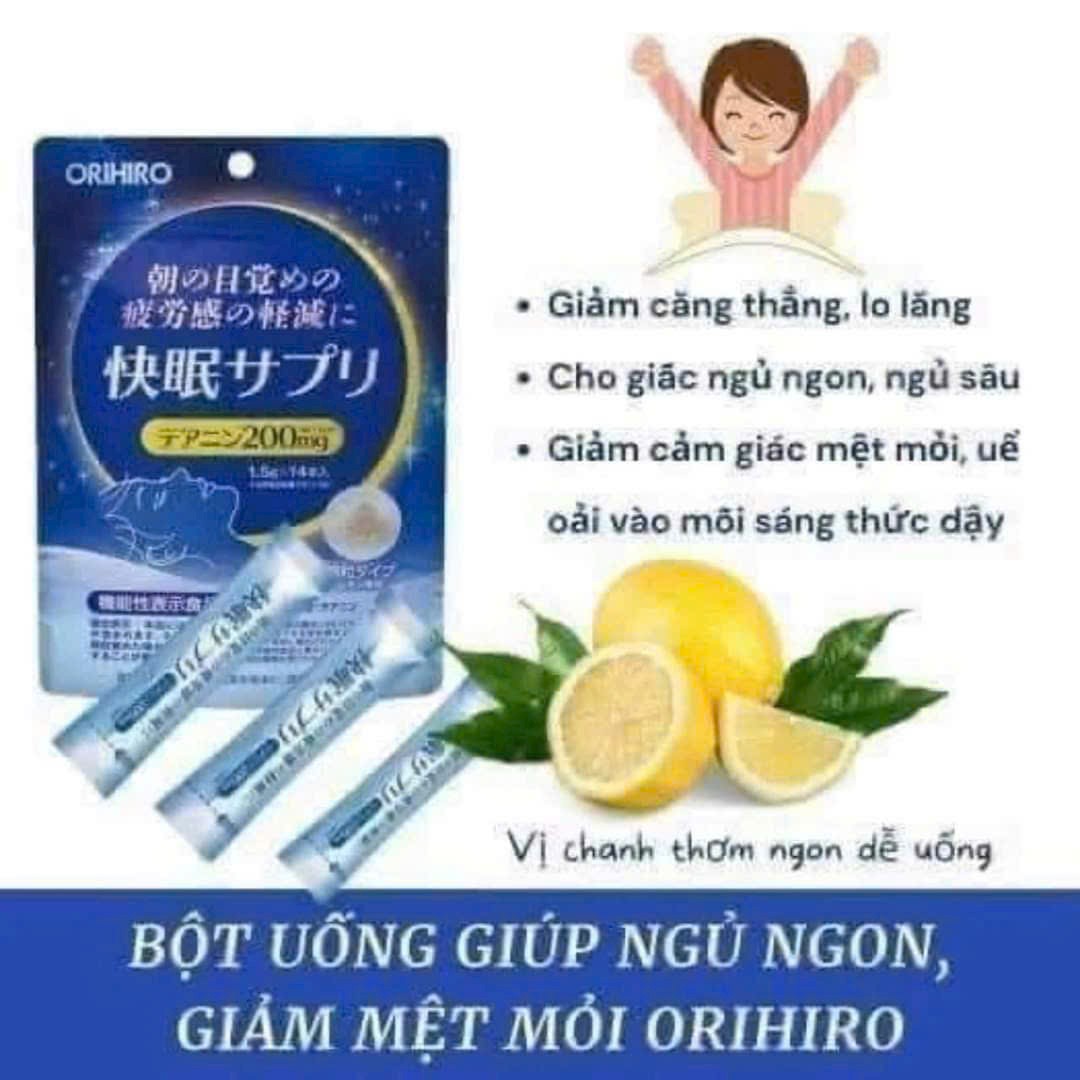 BỘT NGỦ NGON ORIHIRO NHẬT BẢN (Túi 14 gói x 1,5g)