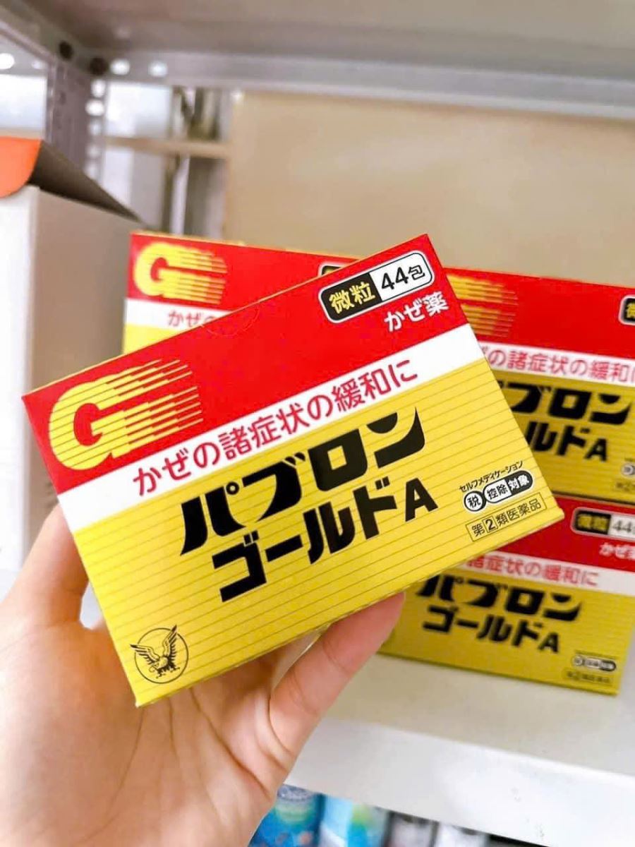 Bột uống trị cảm cúm Taisho Pabron Gold A Nhật Bản (44 gói)