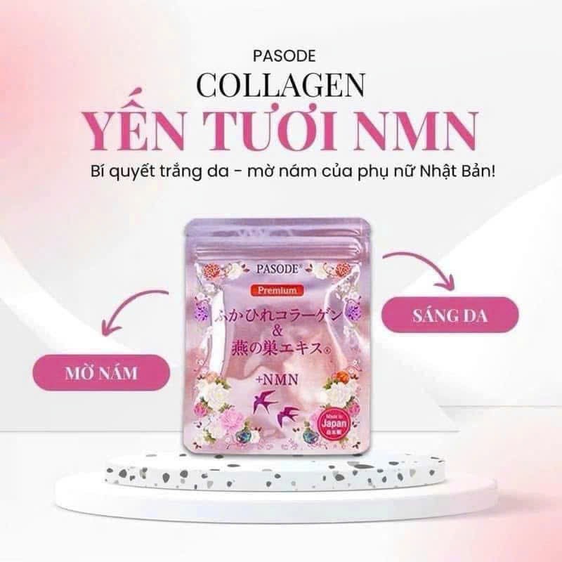 Viên uống Collagen Yến Tươi NMN Nhật Bản 30 viên