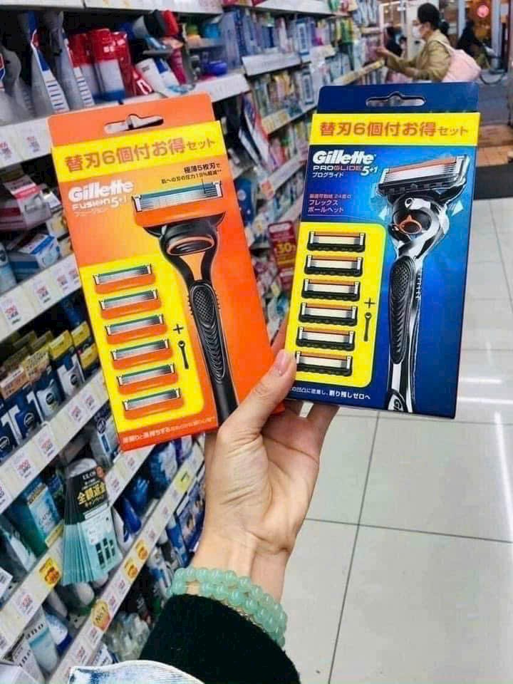 Dao cạo râu Gillette Proshield 5+1 nội địa Nhật Bản (kèm 6 lưỡi)