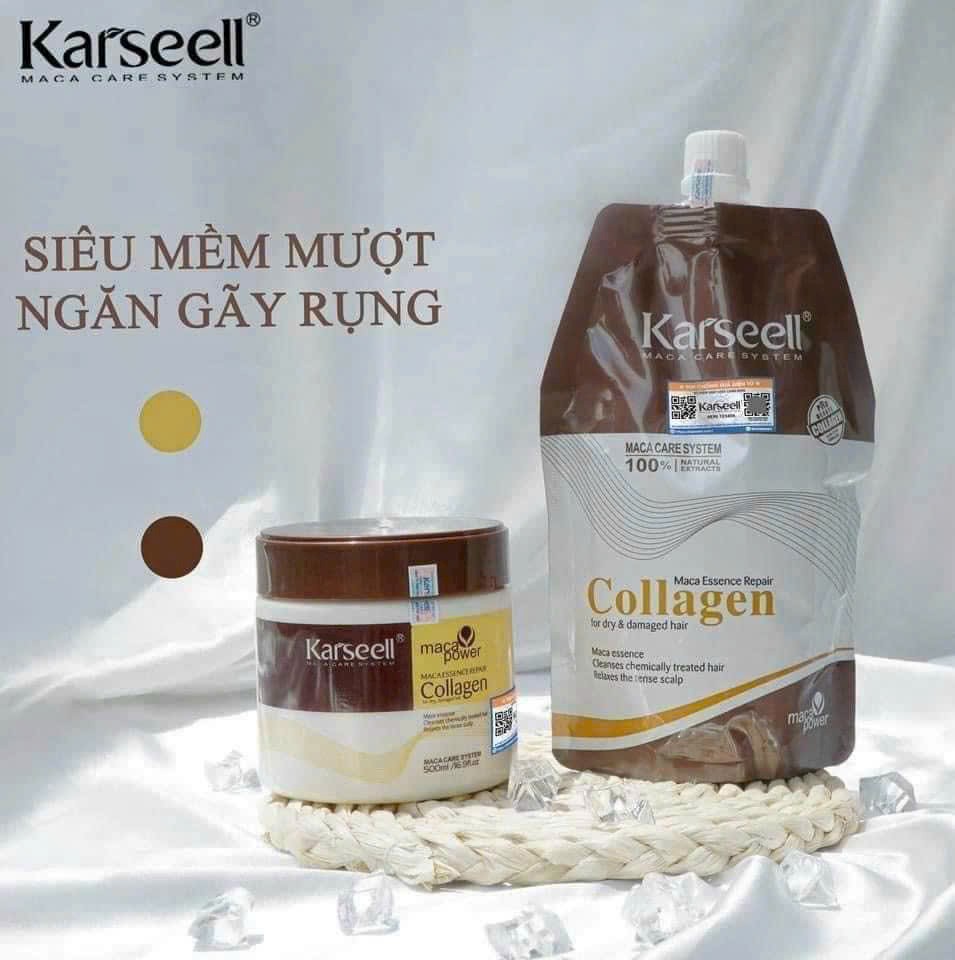 Dầu ủ tóc Collagen Karseell Italia hũ 500ml