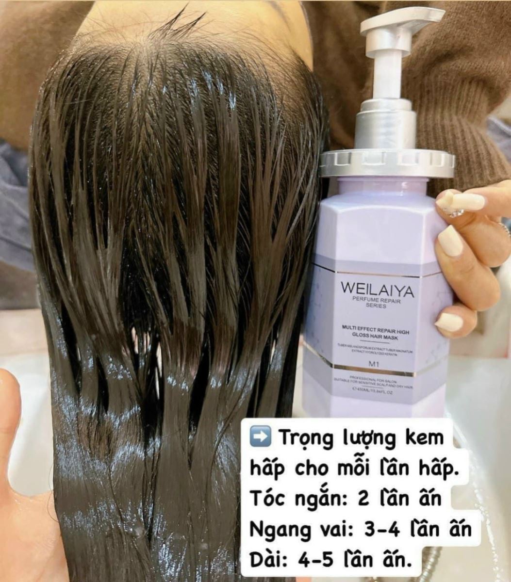 Dầu ủ tóc Weilaiya Multi Effect Repair High Gloss Hair Mask 450ml