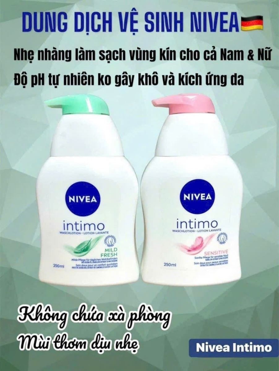 Dung dịch vệ sinh Nivea Intimo