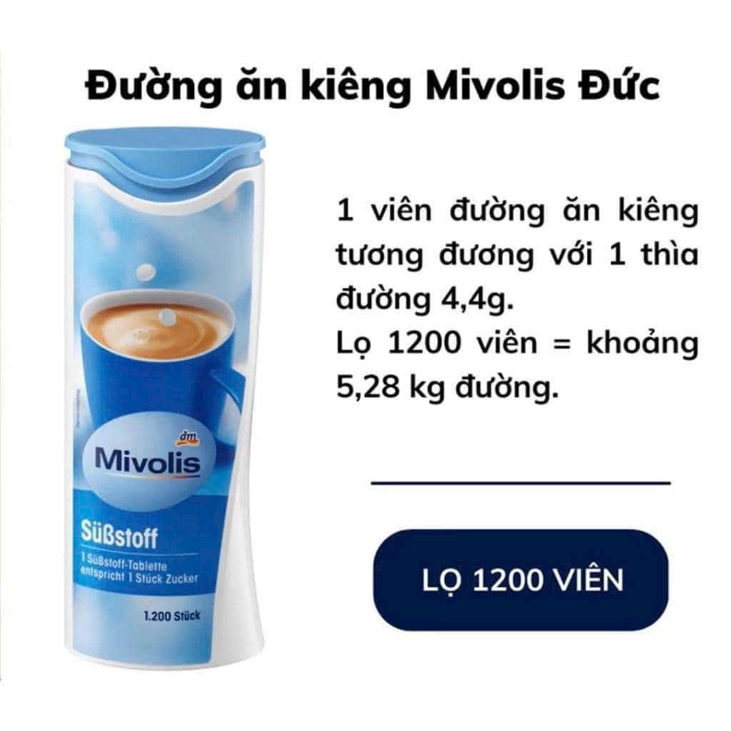 Đường cho người ăn kiêng MIVOLIS Substoff Đức