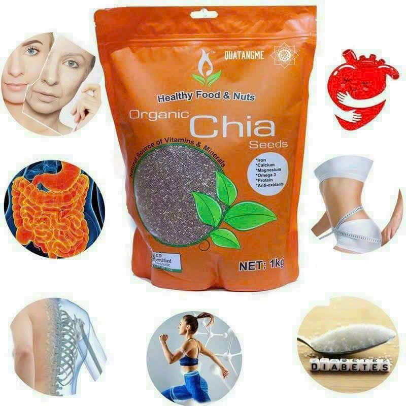 Hạt Chia Organic Úc gói 500g