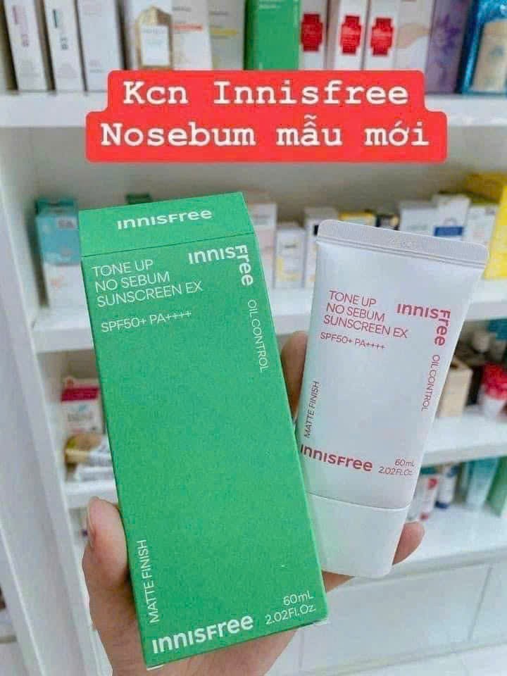 Kem chống nắng Innisfree 60ml (mẫu mới)