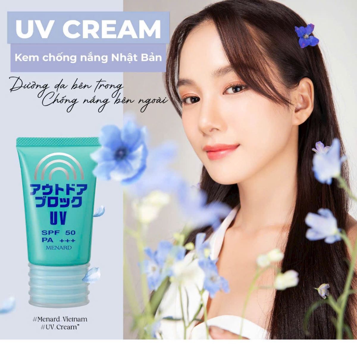 Kem chống nắng Cao cấp Menard UV Cream Nhật Bản