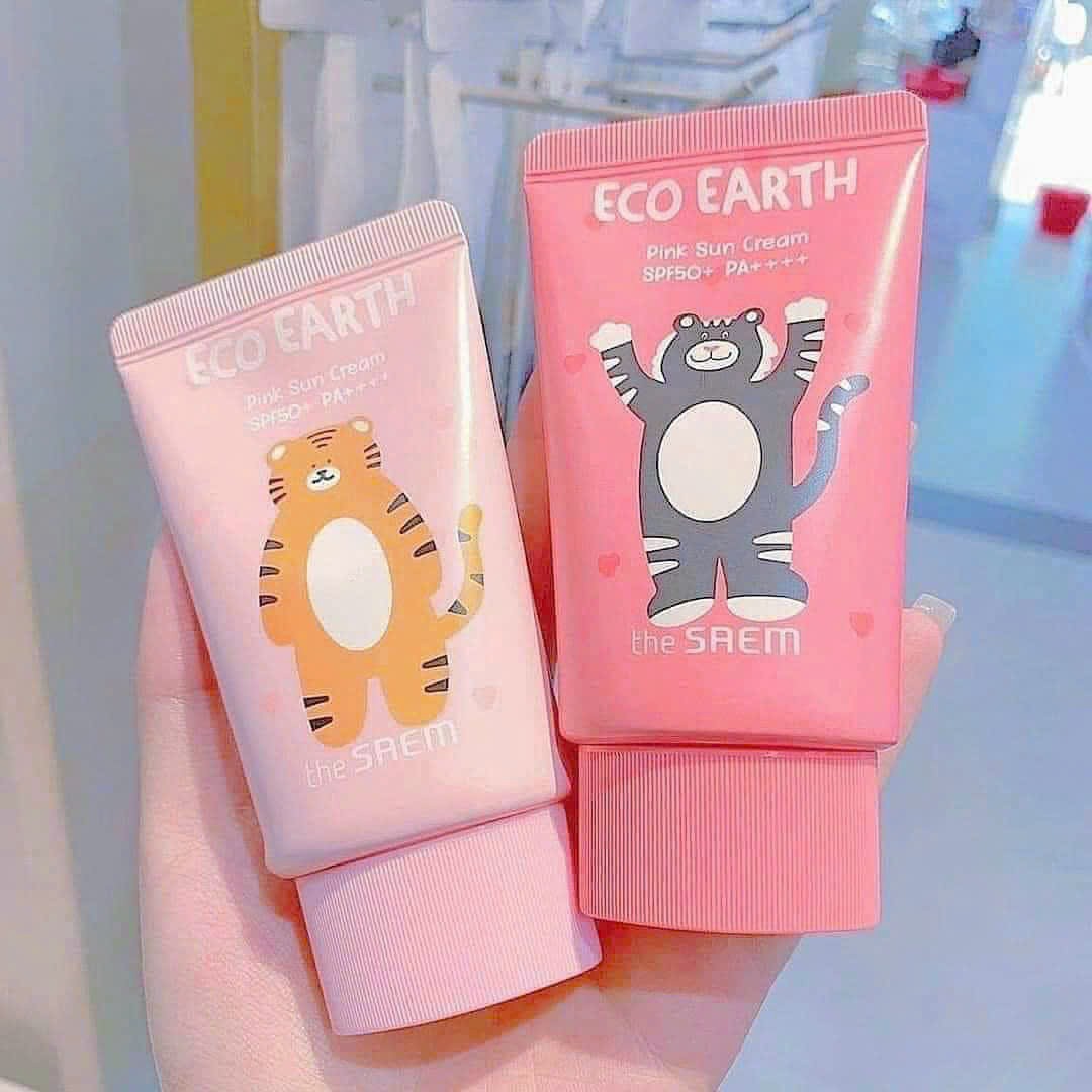 Kem chống nắng Saem Eco Earth Hàn Quốc (2 tuýp x 50ml)