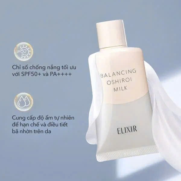 Sữa chống nắng dưỡng da tông hồng Elixir 35g 