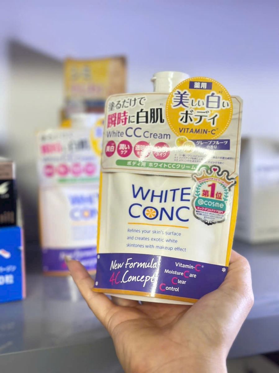 Kem dưỡng trắng White Conc Nhật Bản 200g