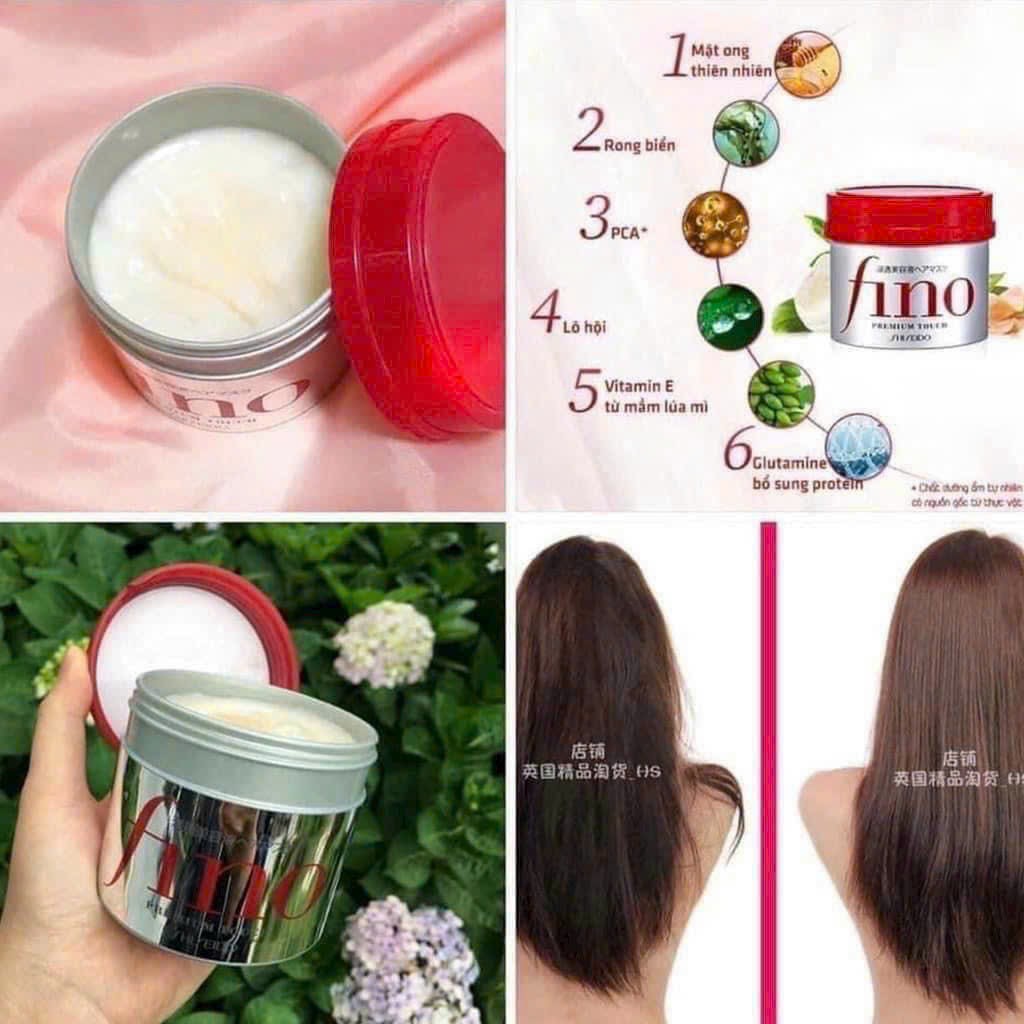 Kem ủ tóc Fino của Shiseido Nhật Bản hũ 320g