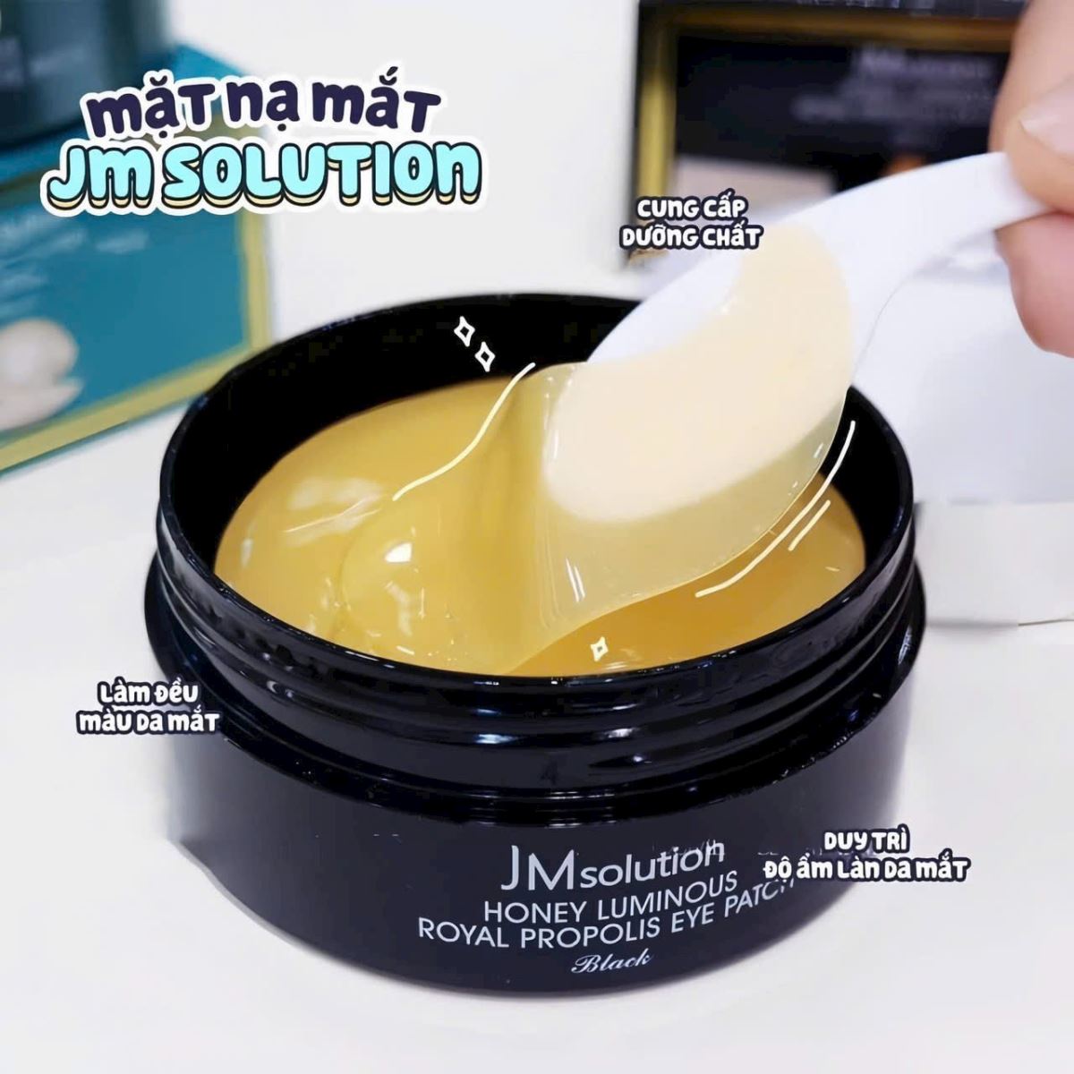 MẶT NẠ MẮT JM SOLUTION LUMINOUS EYE PATCH - 60 MIẾNG/90G 