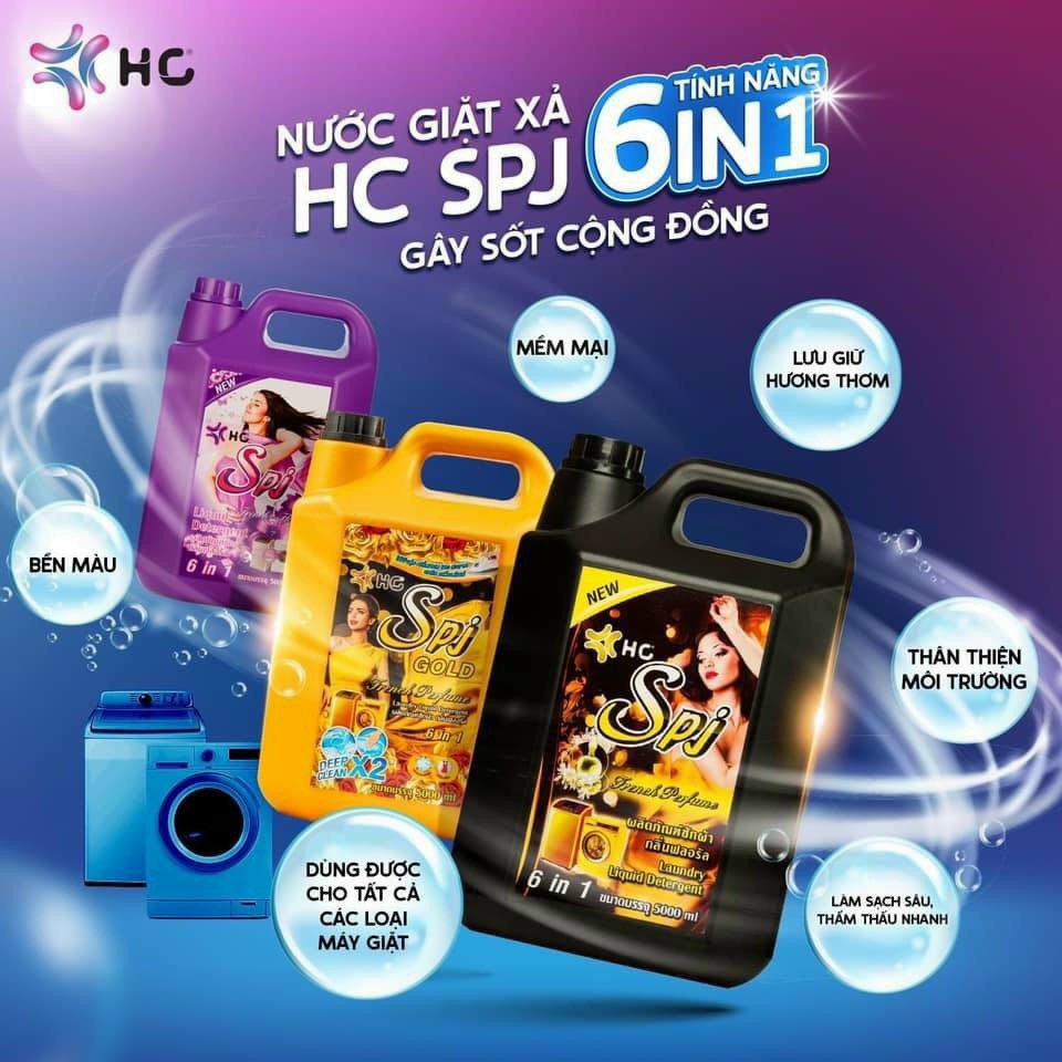 Nước giặt HC Spj Thái Lan 6in1 can 5 lít 