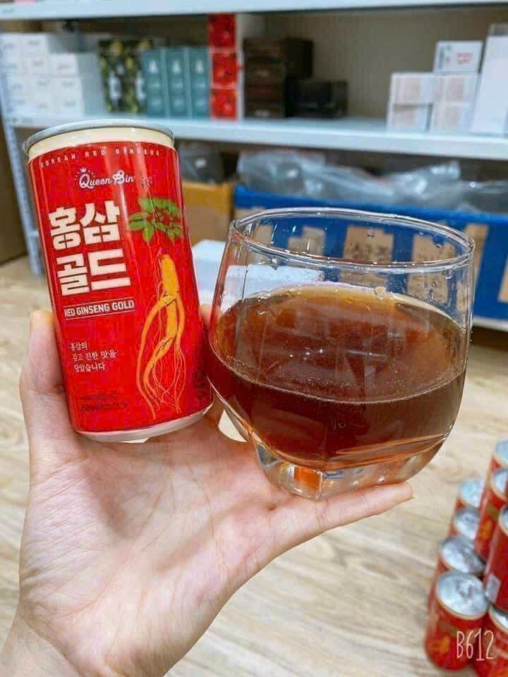 Nước hồng sâm Red Ginseng Gold Hàn Quốc (thùng 30 lon)