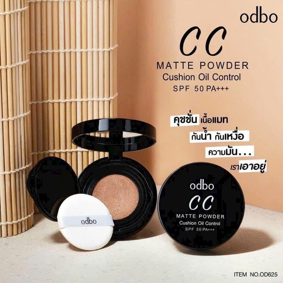 Phấn nước kiềm dầu Odbo CC Matte Powder Cushion Oil Control Thái Lan