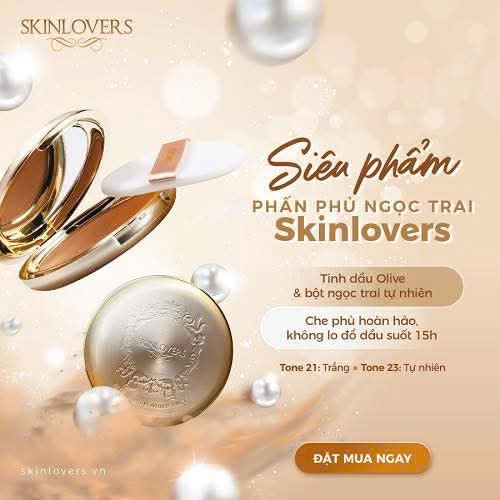 PHẤN PHỦ SKINLOVERS NGỌC TRAI SIÊU MỊN