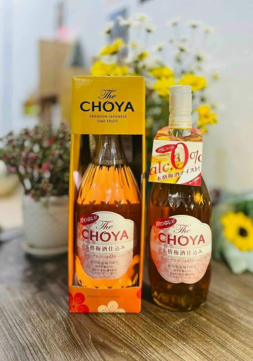 Rượu mơ Choya không cồn Nhật Bản 700ml
