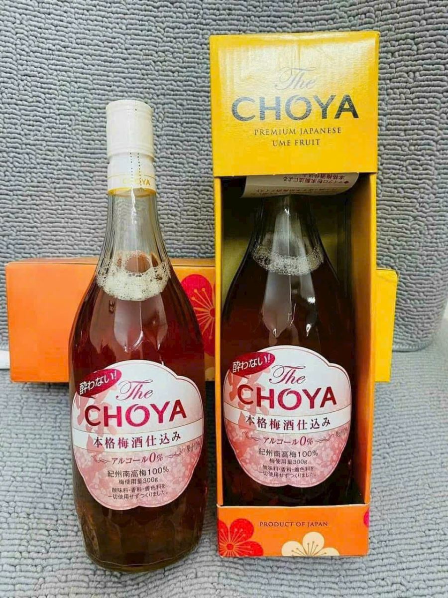 RƯỢU MƠ CHOYA KHÔNG ĐỘ 700ML 