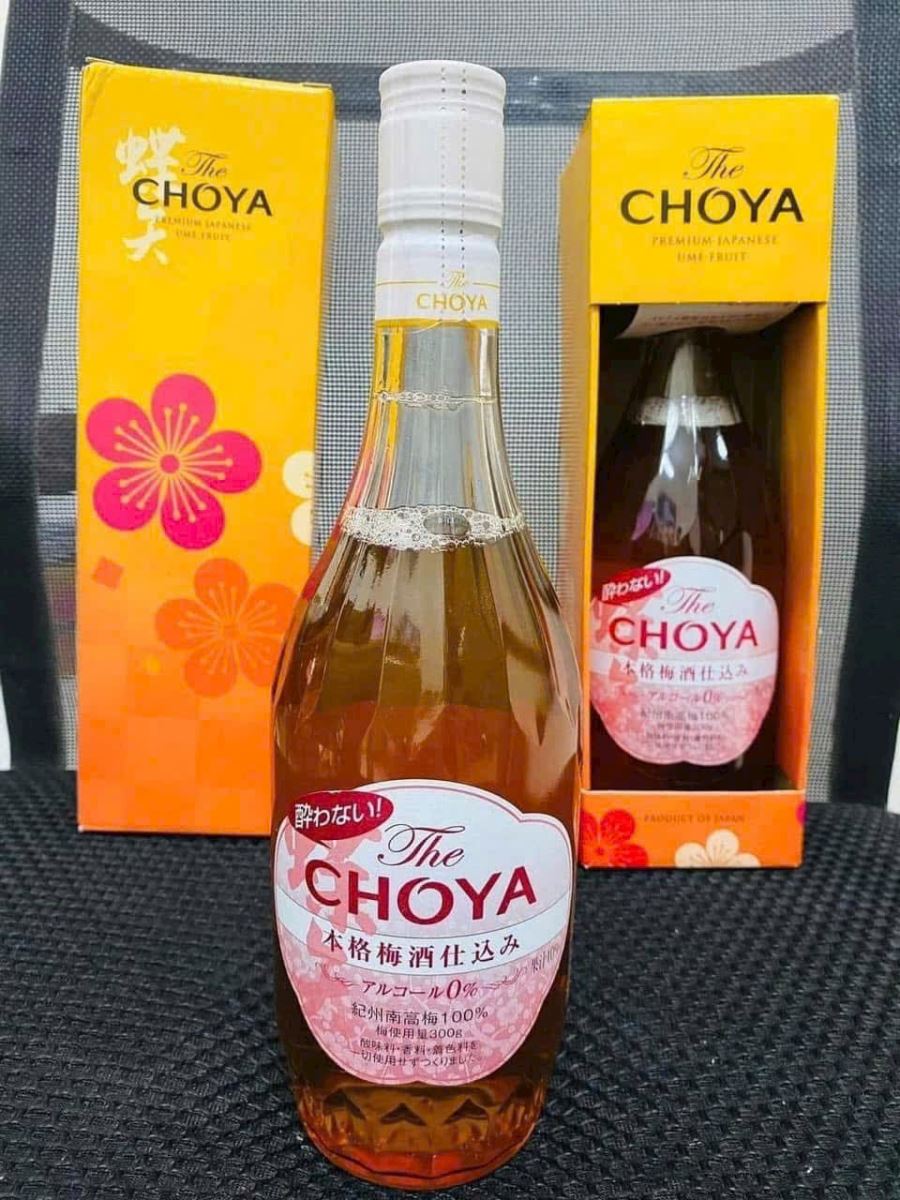 RƯỢU MƠ CHOYA KHÔNG ĐỘ 700ML 