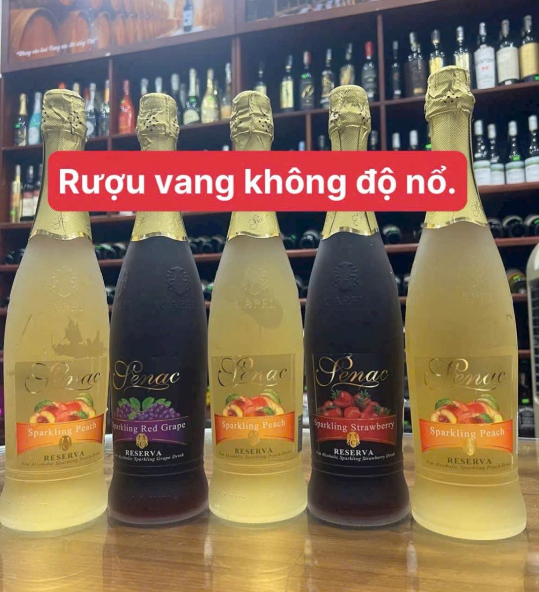 Rượu vang không độ Tây Ban Nha Senac Sparkling 750ml