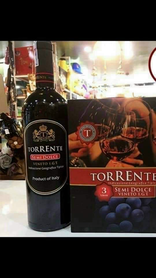 Rượu vang ngọt Torrente Ý ( chai 750ml )