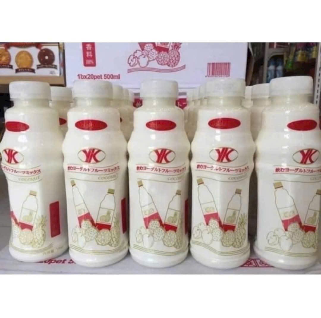 Sữa chua uống Wahaha Yoko Nhật Bản thùng 20 chai 500ml 