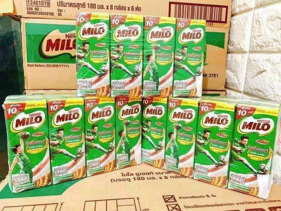 Sữa Milo Thái Lan (thùng 48 hộp x 180ml)