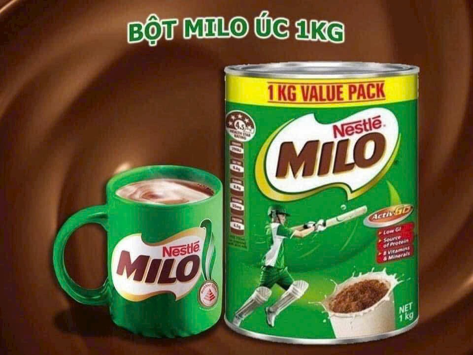 Sữa Milo Úc hộp 1kg