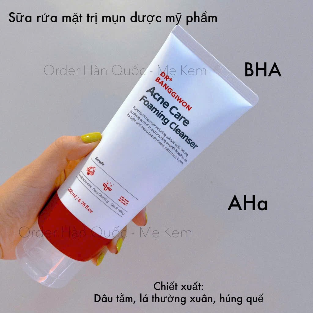 Sữa rửa mặt dành cho da dầu mụn Dr.Banggiwon Hàn Quốc 200ml