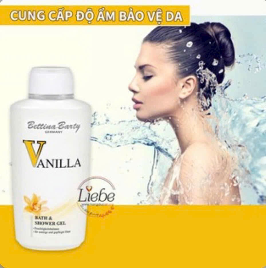 Sữa tắm dưỡng thể Vanilla Đức 500ml