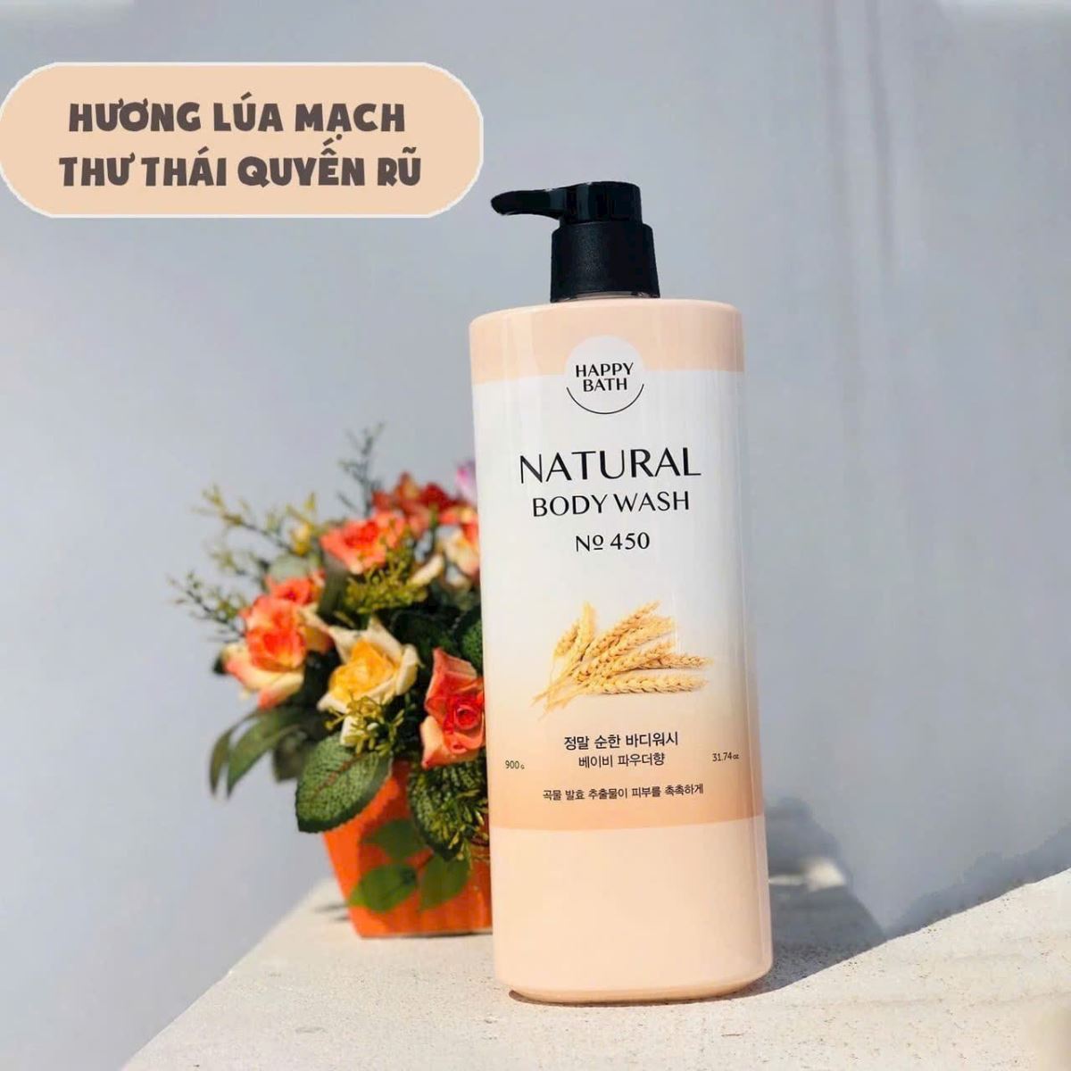 Sữa tắm Happy Bath Hàn Quốc 900ml