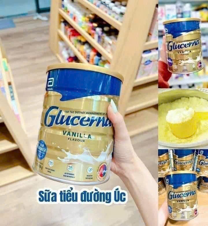 Sữa tiểu đường Glucena Úc 850g