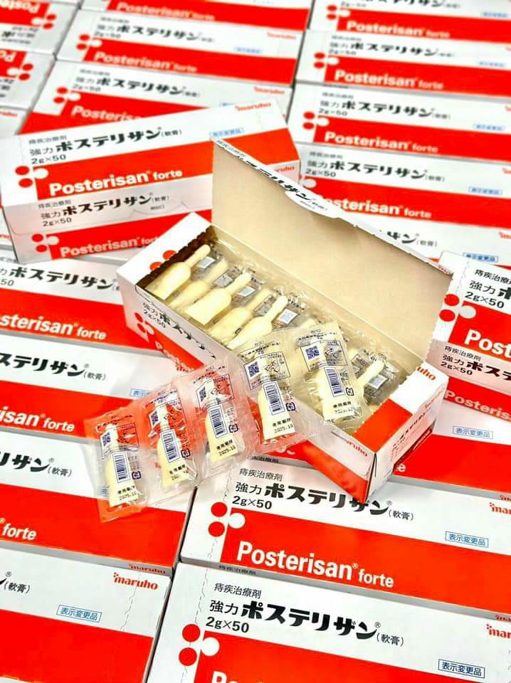 Thuốc đặc trị bôi trĩ Nhật Bản Posterisan Forte (5 tuýp x 2g)