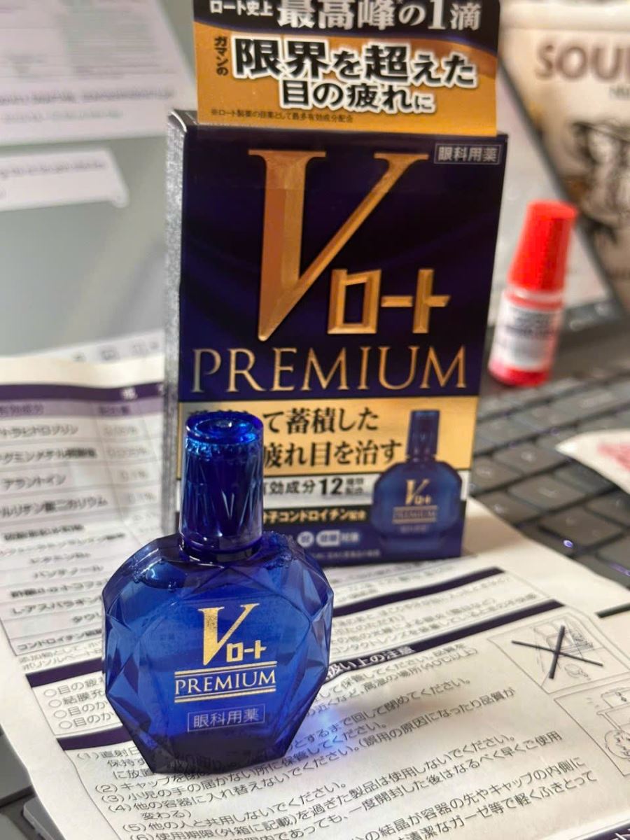 Thuốc nhỏ mắt Rohto V-premium Nhật Bản