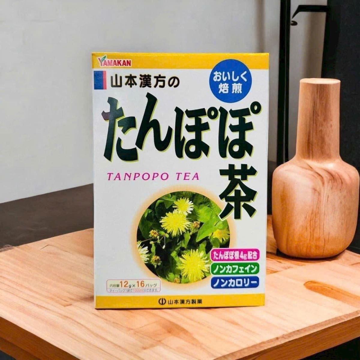 Trà bồ công anh lợi sữa Tanpopo Tea YAMAMOTO Hộp 12g x 16 gói