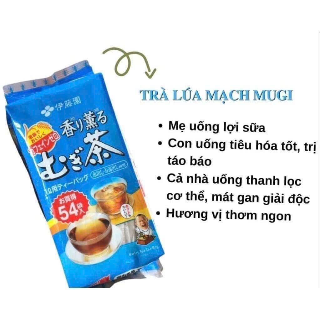 Trà lúa mạch MUGI mát gan, giải nhiệt, thanh lọc cơ thể (2 gói x 54 túi lọc) 