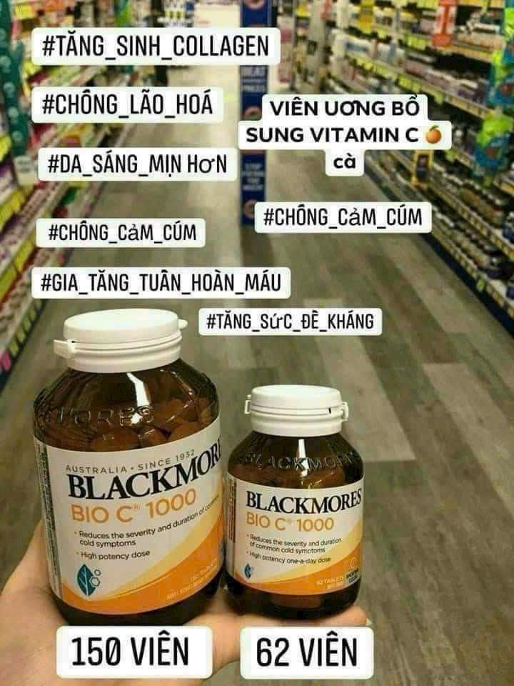 Viên uống Blackmores Bio C 1000mg 150 viên