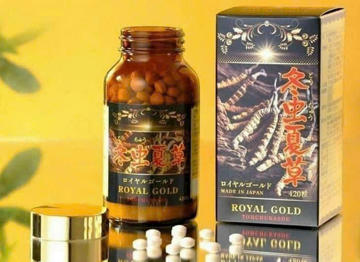 Viên uống đông trùng hạ thảo Royal Gold 420 viên Nhật Bản