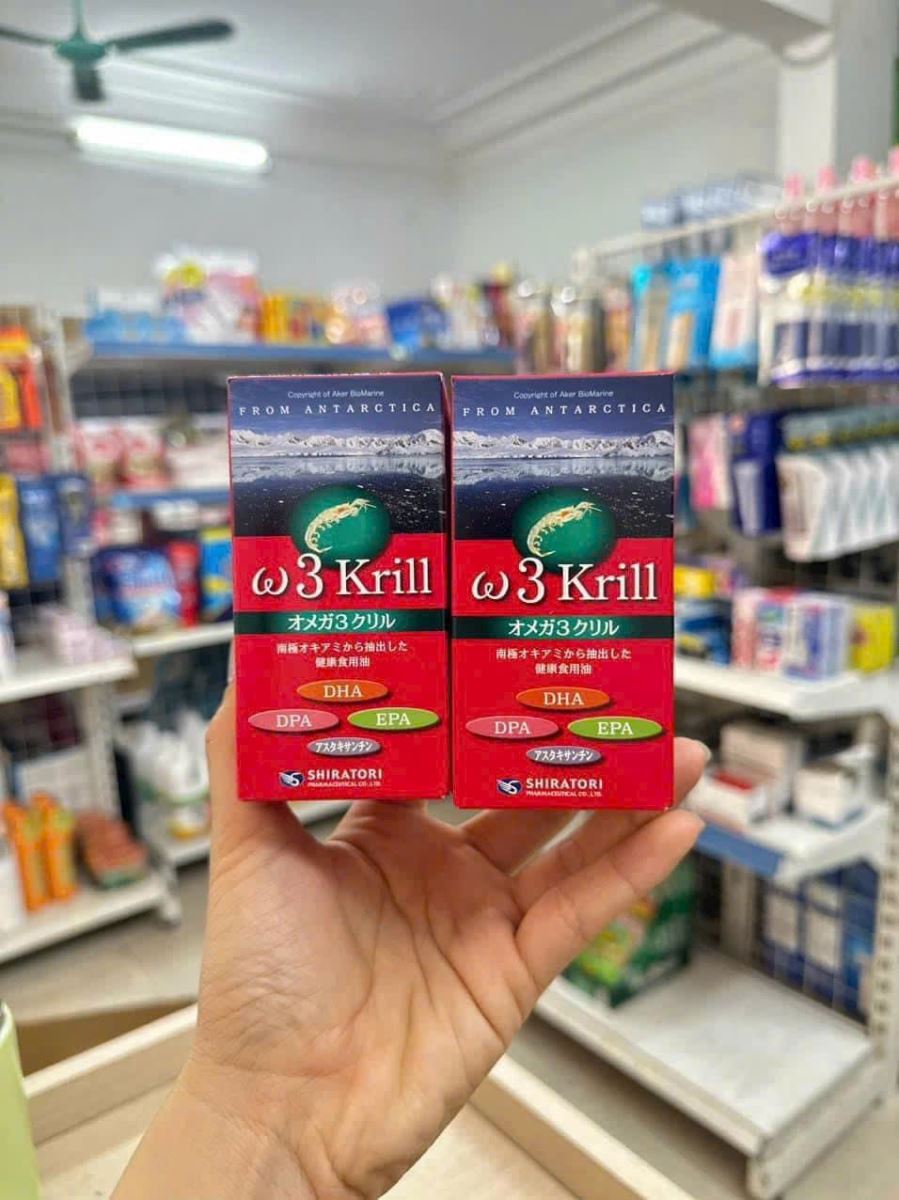 Dầu nhuyễn thể Omega 3 Krill Nhật Bản