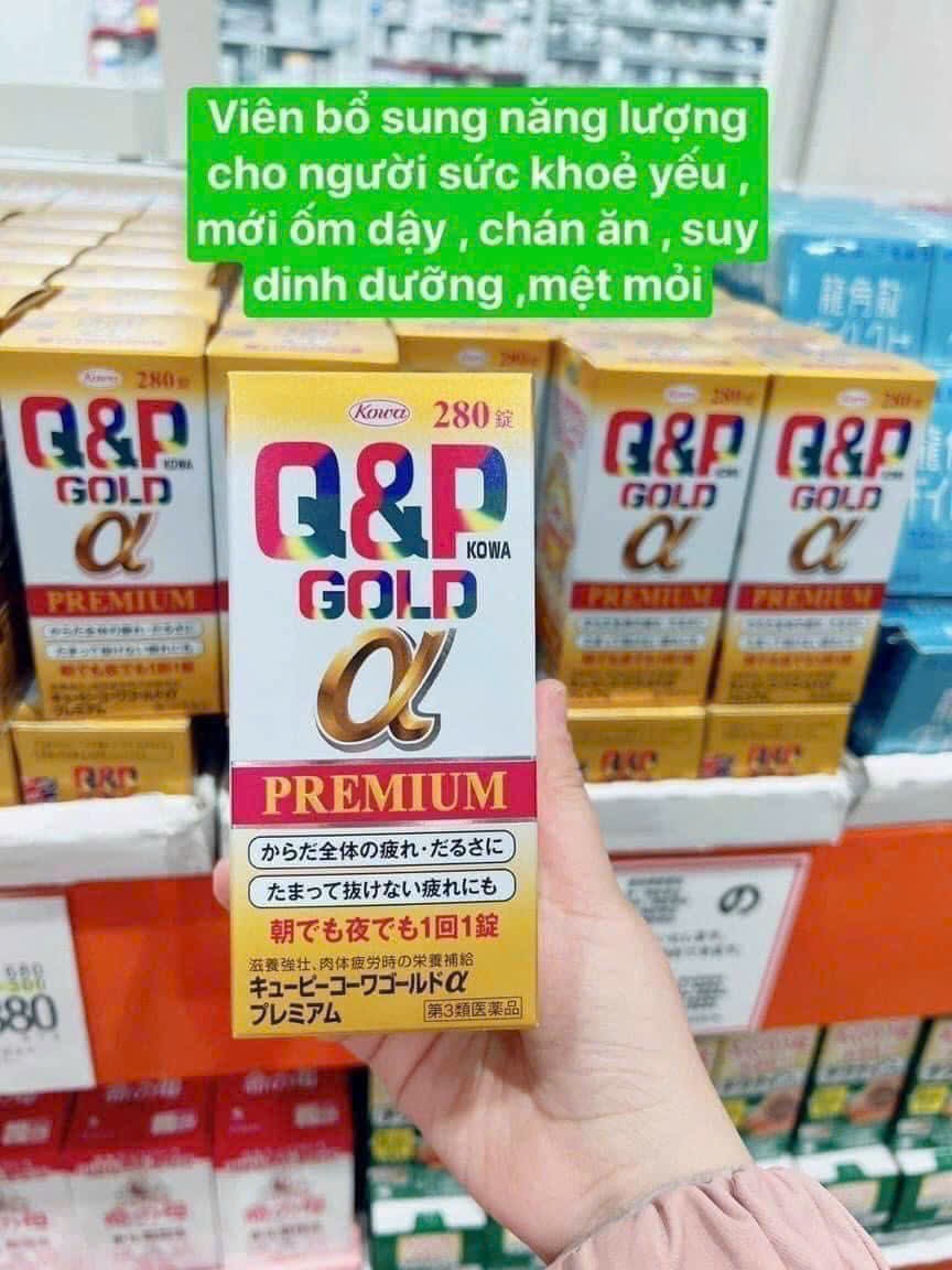Vitamin tổng hợp Q&P Gold Alpha Premium Nhật Bản 280 viên