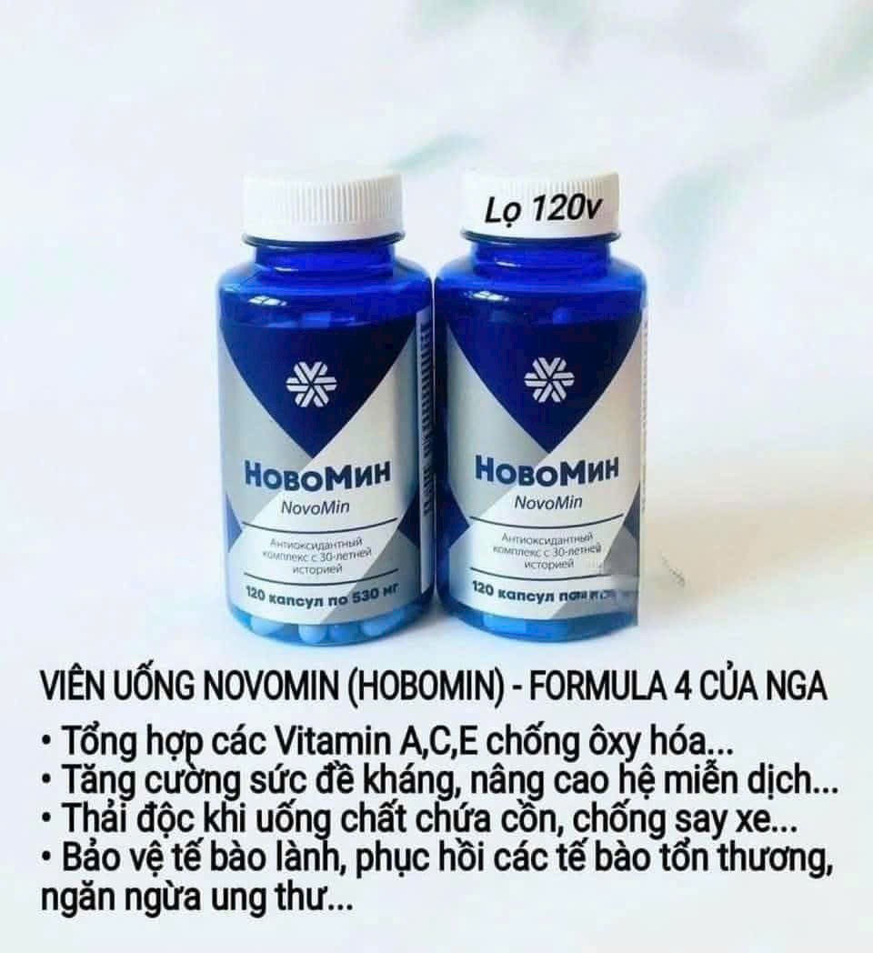 Viên uống tăng đề kháng NOVOMIN FORMULA 4 của NGA 